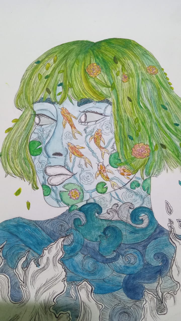 Confluence of Earth and Water by Prathana