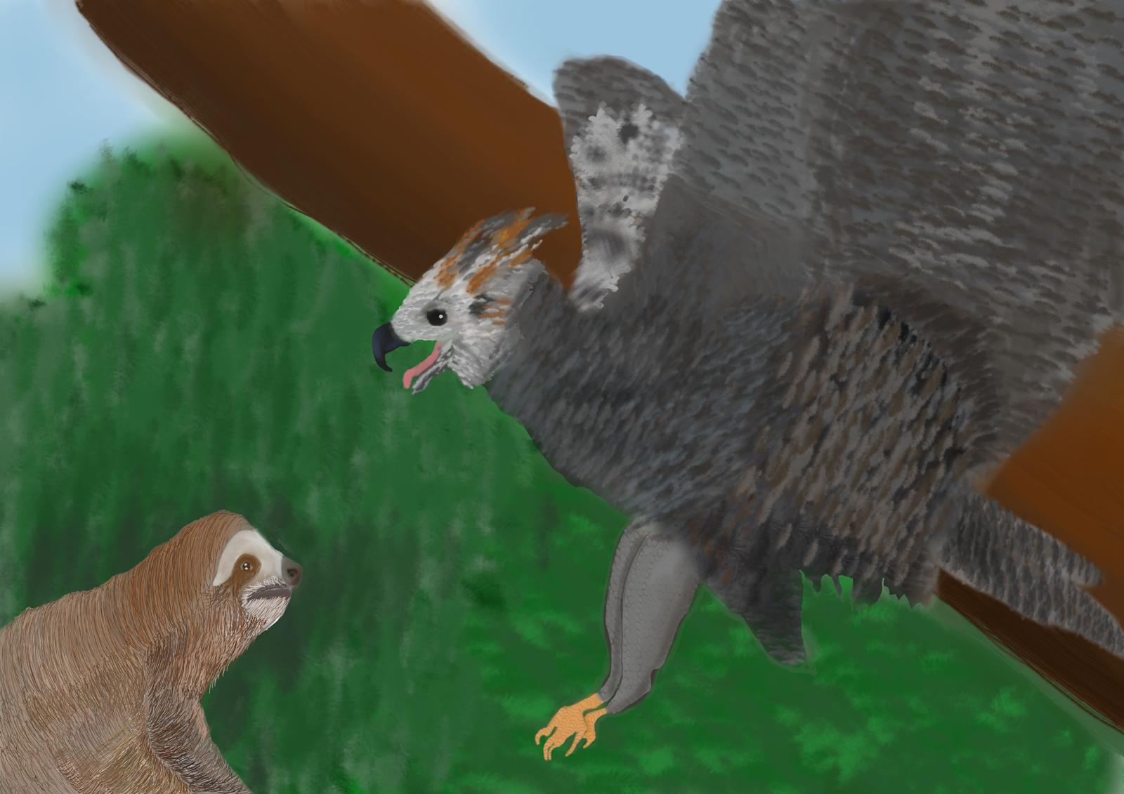  Story Book page1 Digital Painting by Oviya